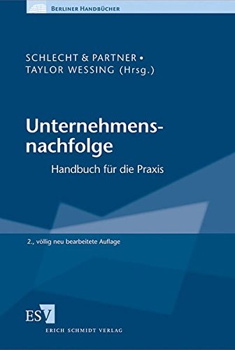 9783503120895: Unternehmensnachfolge: Handbuch fr die Praxis