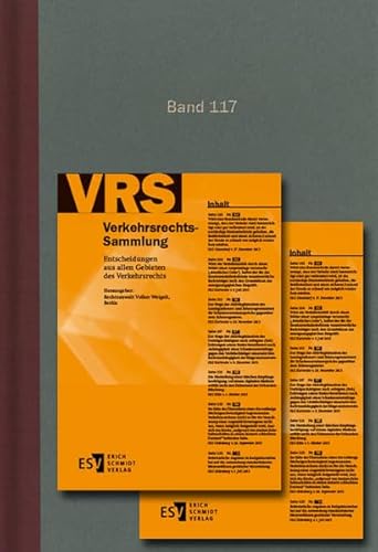 Stock image for Verkehrsrechts-Sammlung (VRS) / Verkehrsrechts-Sammlung (VRS) Band 117 Entscheidungen aus allen Gebieten des Verkehrsrechts for sale by Buchpark