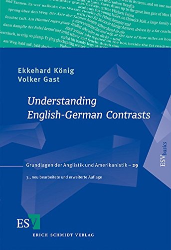 Beispielbild fr Understanding English-German Contrasts zum Verkauf von MB Books