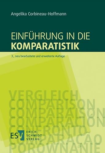 9783503137848: Einfhrung in die Komparatistik