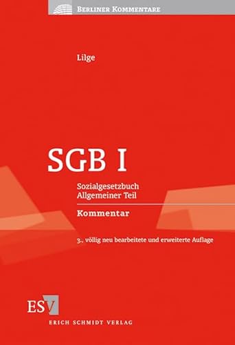 Beispielbild fr SGB I: Sozialgesetzbuch Allgemeiner Teil Kommentar zum Verkauf von medimops