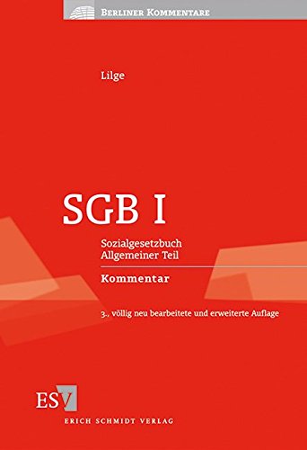 9783503138319: SGB I: Sozialgesetzbuch Allgemeiner Teil Kommentar