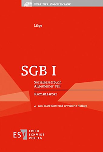 Stock image for SGB I: Sozialgesetzbuch Allgemeiner Teil Kommentar (Berliner Kommentare) for sale by medimops