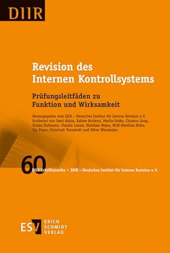 Stock image for Revision des Internen Kontrollsystems: Prfungsleitfden zu Funktion und Wirksamkeit (DIIR-Schriftenreihe, Band 60) for sale by medimops