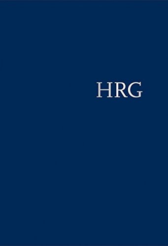 Handwörterbuch zur deutschen Rechtsgeschichte (HRG) - gebundene Ausgabe - Band III: Konfliktbewältigung - Nowgorod - Unbekannt