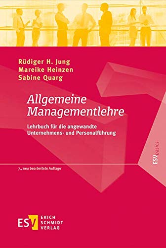 Stock image for Allgemeine Managementlehre for sale by Blackwell's