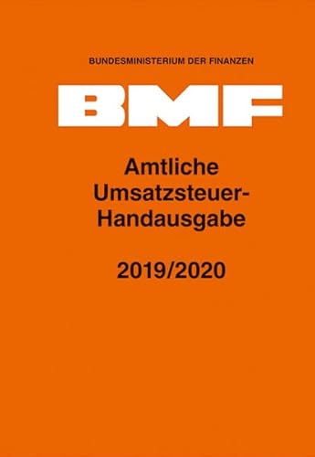 Beispielbild fr Amtliche Umsatzsteuer-Handausgabe 2019/2020 zum Verkauf von medimops