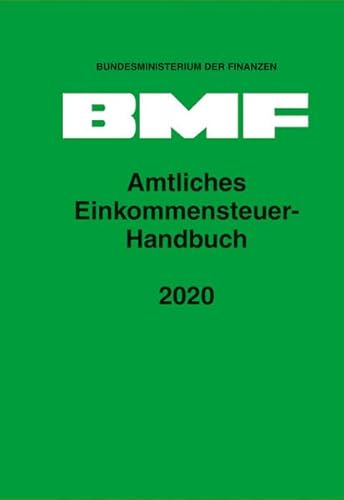 9783503195237: Amtliches Einkommensteuer-Handbuch 2020