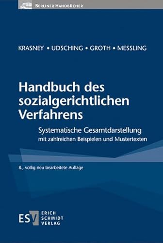 9783503206292: Handbuch des sozialgerichtlichen Verfahrens: Systematische Gesamtdarstellung mit zahlreichen Beispielen und Mustertexten (Berliner Handbcher)