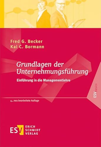 Beispielbild fr Grundlagen der Unternehmungsfhrung zum Verkauf von Blackwell's