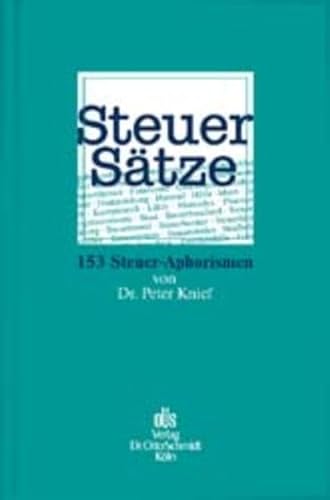 Steuer-Sätze 153 Steuer-Aphorismen