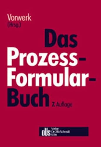 Stock image for Das Prozess-Formularbuch, m. CD-ROM for sale by medimops