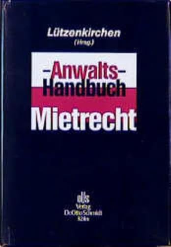 Beispielbild fr Anwalts-Handbuch Mietrecht zum Verkauf von medimops