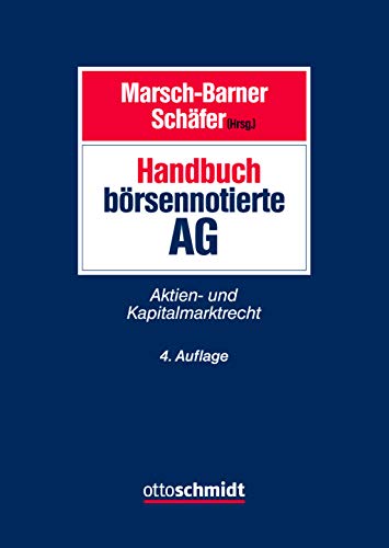 Beispielbild fr Handbuch brsennotierte AG Aktien- und Kapitalmarktrecht zum Verkauf von Buchpark