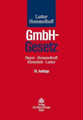 9783504324889: GmbH-Gesetz