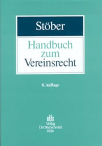 9783504400231: Handbuch zum Vereinsrecht (Livre en allemand)