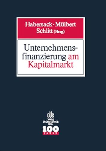 Stock image for Unternehmensfinanzierung am Kapitalmarkt for sale by medimops