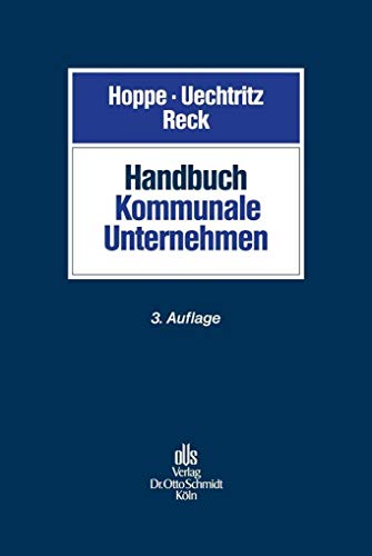 9783504400910: Handbuch Kommunale Unternehmen