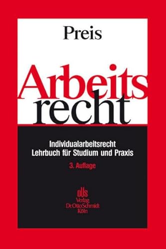 Stock image for Arbeitsrecht: Individualarbeitsrecht Lehrbuch fr Studium und Praxis for sale by medimops