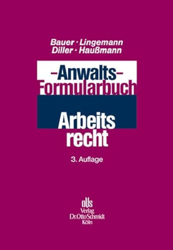 Stock image for Anwalts-Formularbuch Arbeitsrecht for sale by medimops