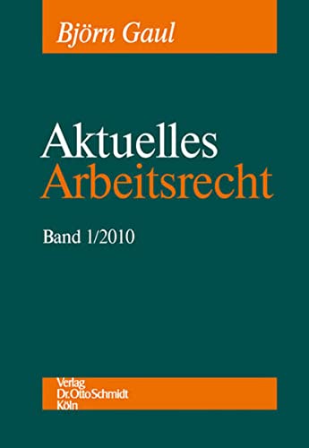 Stock image for Aktuelles Arbeitsrecht 1/2010 for sale by medimops