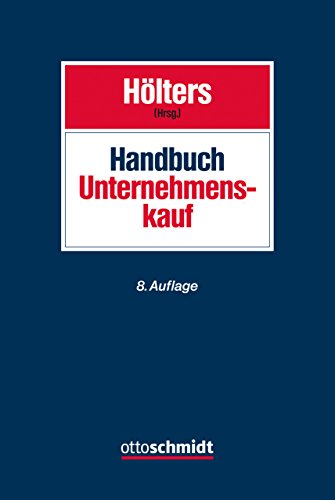 Imagen de archivo de Handbuch Unternehmenskauf a la venta por bookdown