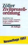 Beispielbild fr Zivilprozessordnung, mit Gerichtsverfassungsgesetz und den Einfhrungsgesetzen, mit internationalem Zivilprozessrecht, Kostenanmerkungen, zum Verkauf von Grammat Antiquariat