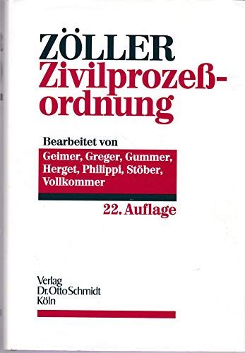 Stock image for Zivilprozessordnung Kommentar ZPO for sale by Sigrun Wuertele buchgenie_de