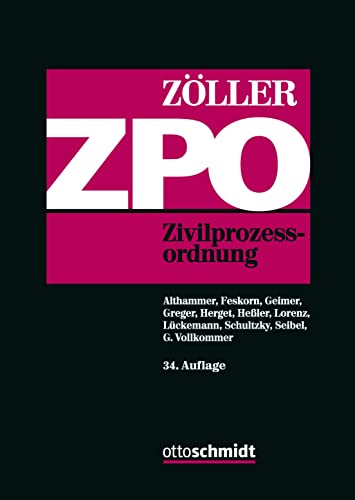 Zivilprozessordnung: Kommentar - Schmidt, Otto