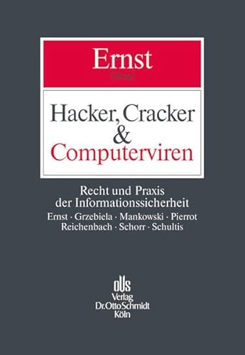 Hacker, Cracker und Computerviren: Recht und Praxis der Informationssicherheit [Gebundene Ausgabe] Stefan Ernst (Herausgeber) Torsten Grzebiela, Peter Mankowski, Olivier Pierrot, Martin Reichenbach, Michael Schorr, Klaus Schultis IT-Rech IT-Sicherheit Phishing Würmer Schadsoftware Trojaner Phishing Computervirus Malware NSA Hacking Recht Handelsrecht Wirtschaftsrecht Angesichts der zunehmenden Vernetzung von Rechnersystemen sind Fragen der IT-Sicherheit heute wichtiger denn je. Trotz der enormen finanziellen Bedeutung herrscht aber vielfach Unsicherheit im Umgang mit der Computerkriminalität. In diesem Handbuch werden erstmals die Probleme der IT-Sicherheit, die sich aus Hackerattacken, Cracking und der Verbreitung von Computerviren ergeben, umfassend aus technischer, rechtlicher, polizeilicher und ökonomischer Perspektive erläutert. Das Verhalten der Verantwortlichen wird dabei nicht nur in strafrechtlicher Hinsicht, sondern auch bezogen auf eventuelle Schadensersatzansprüche untersuc - Stefan Ernst (Herausgeber) Torsten Grzebiela, Peter Mankowski, Olivier Pierrot, Martin Reichenbach, Michael Schorr, Klaus Schultis