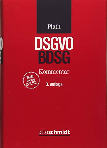 9783504560751: BDSG/DSGVO: Kommentar zu DSGVO, BDSG und den Datenschutzbestimmungen des TMG und TKG