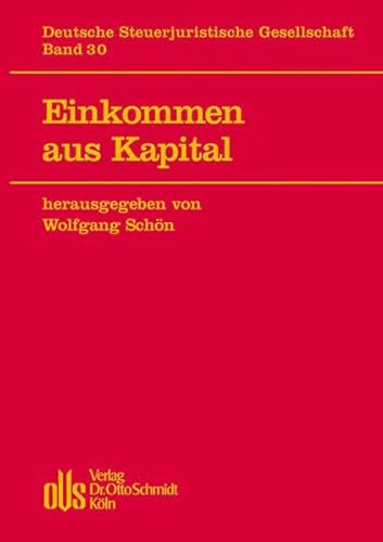 Einkommen aus Kapital - Schön, Wolfgang