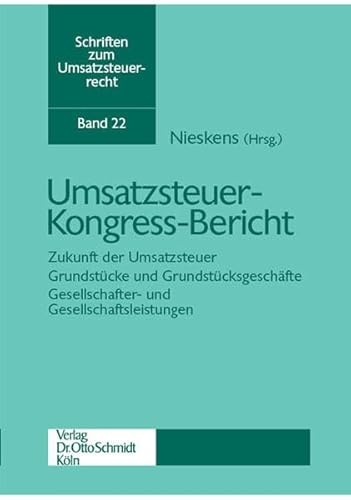 9783504622220: Umsatzsteuer-Kongress-Bericht