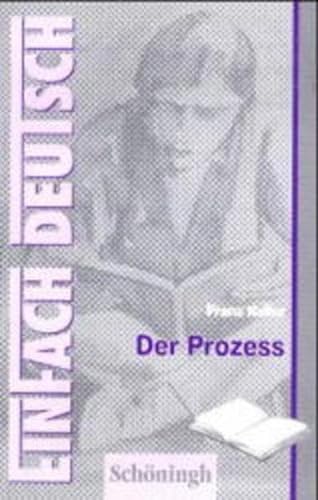 Stock image for EinFach Deutsch, Der Prozess for sale by medimops