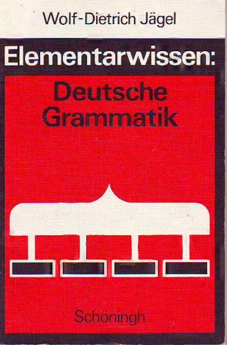 9783506251008: Elementarwissen: Deutsche Grammatik