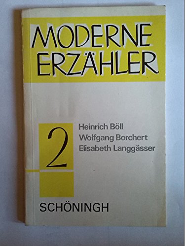 9783506291813: Moderne Erzhler, 2