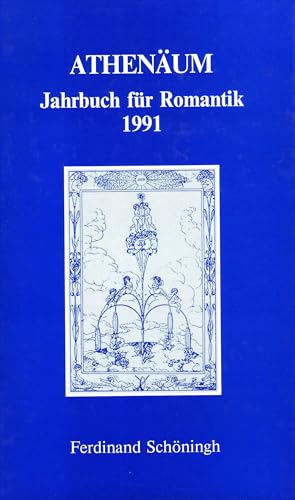 Beispielbild fr Athenum. Jahrbuch fr Romantik 1991 zum Verkauf von Buchpark
