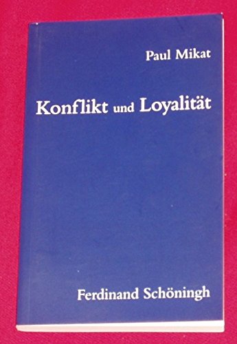 Beispielbild fr Konflikt und Loyalitt. Bedingungen fr die Loyalitt von frher Kirche und rmischen Imperium. zum Verkauf von Antiquariat Eule