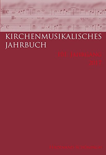 Beispielbild fr Kirchenmusikalisches Jahrbuch - 101. Jahrgang 2017 zum Verkauf von Buchpark