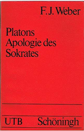 Imagen de archivo de Platons Apologie Des Sokrates a la venta por Persephone's Books