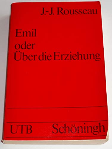 Imagen de archivo de Emile oder  ber die Erziehung. a la venta por Bookmans