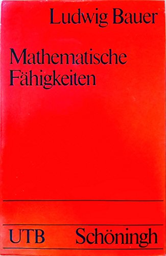 Stock image for Mathematische Fhigkeiten - for sale by Oberle