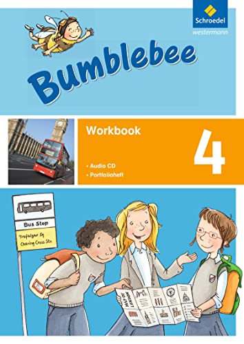 Beispielbild fr Bumblebee 1 - 4 / Ausgabe 2015 fr das 1. - 4. Schuljahr: Bumblebee - Ausgabe 2015: Workbook 4 plus Portfolioheft und Pupil's Audio-CD zum Verkauf von medimops