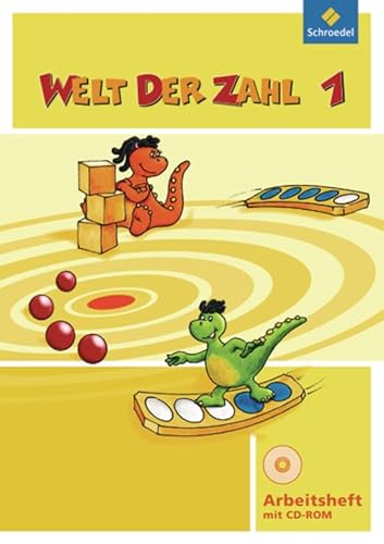 9783507044159: Welt der Zahl1. Arbeitsheft mit CD-ROM. Nordrhein-Westfalen: Ausgabe 2008