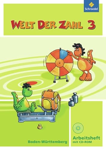 Stock image for Welt der Zahl - Ausgabe 2010 fr Baden-Wrttemberg: Arbeitsheft 3 mit CD-ROM for sale by medimops