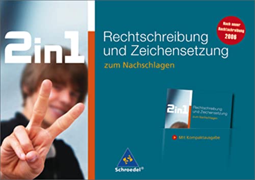 Stock image for 2 in 1 zum Nachschlagen: Rechtschreibung und Zeichensetzung for sale by medimops
