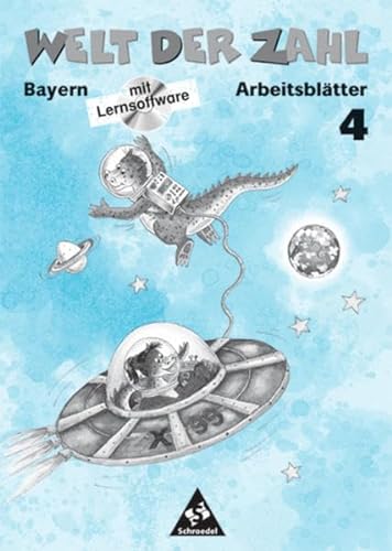 9783507457188: Welt der Zahl 4. Arbeitsheft mit CD-ROM. Bayern. Euro-Ausgabe: Zur Lehrplanrevision in Bayern neu bearbeitet
