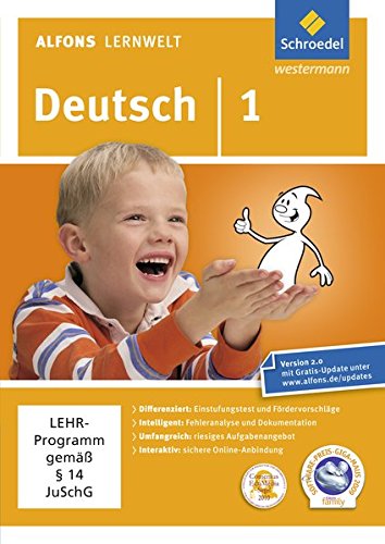 9783507602717: Alfons Lernwelt Lernsoftware Deutsch 1. DVD-ROM