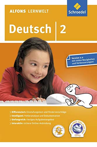 9783507602724: Alfons Lernwelt Lernsoftware Deutsch 2. DVD-ROM