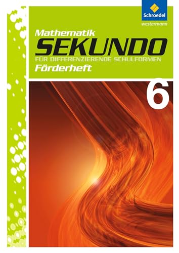 Stock image for Sekundo: Mathematik fr differenzierende Schulformen - Ausgabe 2009: Frdermaterial 6 for sale by medimops